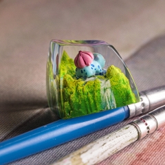 Pokemon - Bulbasaur Artisan Keycap Breakwooden 12