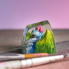 Pokemon - Bulbasaur Artisan Keycap Breakwooden 12