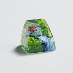 Pokemon - Bulbasaur Artisan Keycap Breakwooden 13