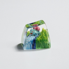 Pokemon - Bulbasaur Artisan Keycap Breakwooden 13