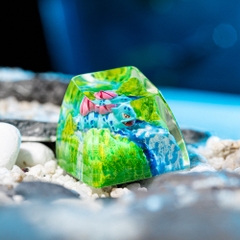 Pokemon - Bulbasaur Artisan Keycap Breakwooden 14