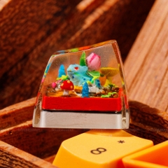 Pokemon - Bulbasaur Artisan Keycap Breakwooden 2
