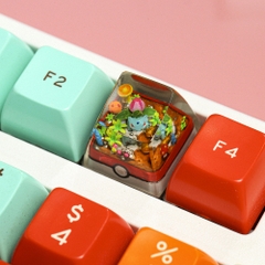 Pokemon - Bulbasaur Artisan Keycap Breakwooden 2