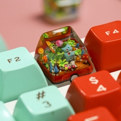 Pokemon - Bulbasaur Artisan Keycap Breakwooden 2