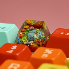 Pokemon - Bulbasaur Artisan Keycap Breakwooden 2