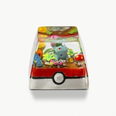 Pokemon - Bulbasaur Artisan Keycap Breakwooden 2