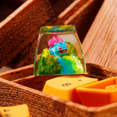 Pokemon - Bulbasaur Artisan Keycap Breakwooden 3