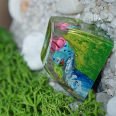 Pokemon - Bulbasaur Artisan Keycap Breakwooden 5