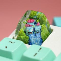 Pokemon - Bulbasaur Artisan Keycap Breakwooden 6