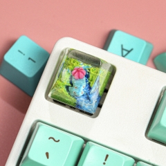 Pokemon - Bulbasaur Artisan Keycap Breakwooden 6