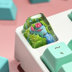 Pokemon - Bulbasaur Artisan Keycap Breakwooden 6