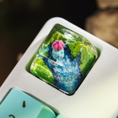Pokemon - Bulbasaur Artisan Keycap Breakwooden 6