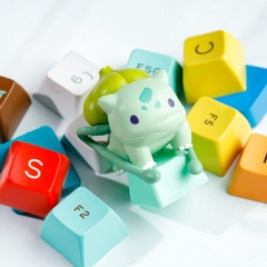 Pokemon - Bulbasaur Artisan Keycap Breakwooden 7