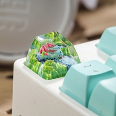 Pokemon - Bulbasaur Artisan Keycap Breakwooden 8