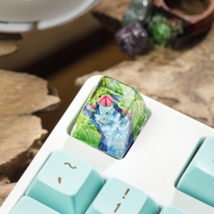 Pokemon - Bulbasaur Artisan Keycap Breakwooden 8