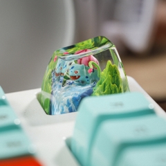 Pokemon - Bulbasaur Artisan Keycap Breakwooden 8