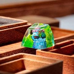 Pokemon - Bulbasaur Artisan Keycap Breakwooden 9