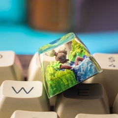 Pokemon - Buneary Artisan Keycap Breakwooden