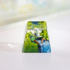 Pokemon - Celebi Artisan Keycap Breakwooden