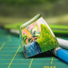Pokemon - Celebi Artisan Keycap Breakwooden 2