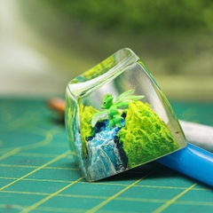 Pokemon - Celebi Artisan Keycap Breakwooden 2