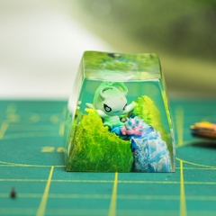 Pokemon - Celebi Artisan Keycap Breakwooden 2