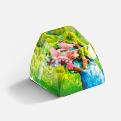 Pokemon - Celebi Artisan Keycap Breakwooden 5