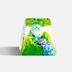 Pokemon - Celebi Artisan Keycap Breakwooden 5