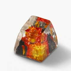 Pokemon - Chamander Artisan Keycap Breakwooden 10