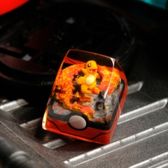 Pokemon - Chamander Artisan Keycap Breakwooden 2