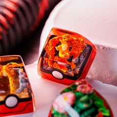 Pokemon - Chamander Artisan Keycap Breakwooden 2