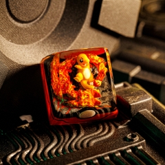 Pokemon - Chamander Artisan Keycap Breakwooden 2