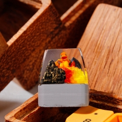 Pokemon - Chamander Artisan Keycap Breakwooden 3