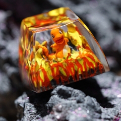 Pokemon - Chamander Artisan Keycap Breakwooden 3
