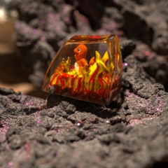 Pokemon - Chamander Artisan Keycap Breakwooden 3