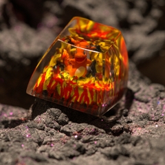 Pokemon - Chamander Artisan Keycap Breakwooden 3