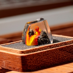 Pokemon - Chamander Artisan Keycap Breakwooden 3