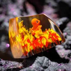 Pokemon - Chamander Artisan Keycap Breakwooden 4