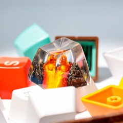 Pokemon - Chamander Artisan Keycap Breakwooden 5
