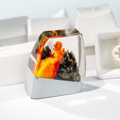 Pokemon - Chamander Artisan Keycap Breakwooden 7