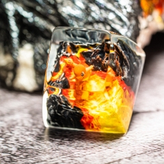 Pokemon - Chamander Artisan Keycap Breakwooden 9