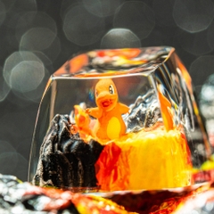 Pokemon - Chamander Artisan Keycap Breakwooden 9