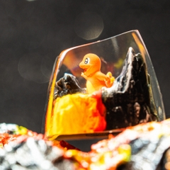 Pokemon - Chamander Artisan Keycap Breakwooden 9