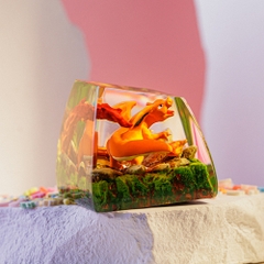 Pokemon - Charizard Artisan Keycap Breakwooden