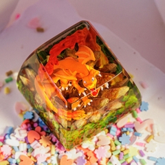 Pokemon - Charizard Artisan Keycap Breakwooden