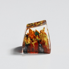 Pokemon - Charizard Artisan Keycap Breakwooden 12