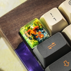 Pokemon - Charizard Artisan Keycap Breakwooden 14