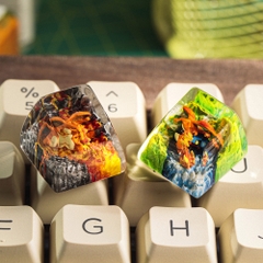 Pokemon - Charizard Artisan Keycap Breakwooden 14