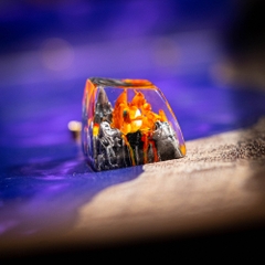 Pokemon - Charizard Artisan Keycap Breakwooden 18