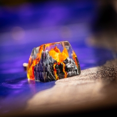 Pokemon - Charizard Artisan Keycap Breakwooden 18